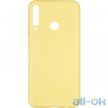 Чохол Full Soft Case для Huawei P40 Lite E Yellow