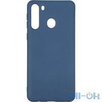 Чохол Full Soft Case for Samsung A215 (A21) Dark Blue