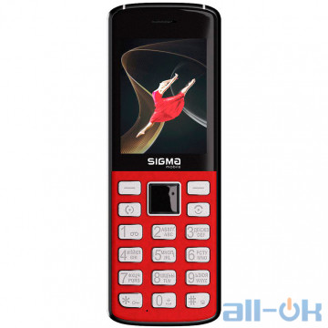Sigma Mobile X-STYLE 24 ONYX Red