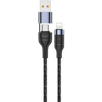 Кабель USAMS US-SJ404 Fast Charging U31 Type-C/USB 1.2m Black
