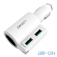 Адаптер автомобільний Ldnio CM10 White