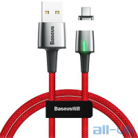 Кабель USB Type-C Baseus Zinc Magnetic Cable USB For Type-C 3A 1m Red (CATXC-A09)