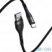 Кабель BASEUS Type-C Zinc Magnetic Safe Fast Charging Data Cable 5A (CATXC-NG1) Black — интернет магазин All-Ok. Фото 3