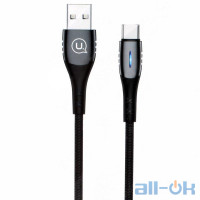 Кабель USAMS US-SJ305 U-Tone Series Type-C 1.2m Black