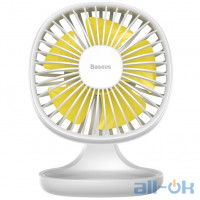 Вентилятор портативний Baseus Pudding-Shaped Fan (CXBD-02) White