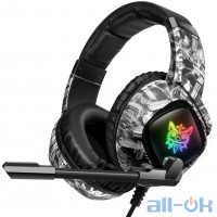 Навушники ONIKUMA Gaming K19 LED Camouflage-White
