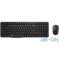 Комплект (клавіатура + миша) Rapoo X1800S Combo Wireless Black  