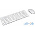 Комплект (клавіатура + миша) RAPOO 9300M Wireless White UA UCRF — інтернет магазин All-Ok. фото 2