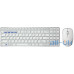 Комплект (клавіатура + миша) RAPOO 9300M Wireless White UA UCRF — інтернет магазин All-Ok. фото 1