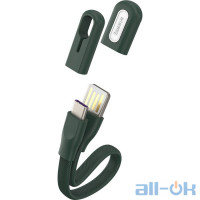 Кабель USB Type-C Baseus Bracelet USB AM/Type-C Blackish Green 0.22m (CATFH-06B)