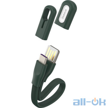 Кабель USB Type-C Baseus Bracelet USB AM/Type-C Blackish Green 0.22m (CATFH-06B)