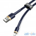 Кабель Lightning Baseus Cafule Cable USB для iP 2.4A 1m Gold+Blue (CALKLF-BV3) — інтернет магазин All-Ok. фото 2