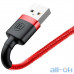 Кабель Lightning Baseus Cafule Cable USB для Lightning 2.4A 2M Red+Red (CALKLF-C09) — інтернет магазин All-Ok. фото 2