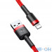 Кабель Lightning Baseus Cafule Cable USB для Lightning 2.4A 2M Red+Red (CALKLF-C09) — інтернет магазин All-Ok. фото 3