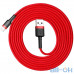 Кабель Lightning Baseus Cafule Cable USB для Lightning 2.4A 2M Red+Red (CALKLF-C09) — інтернет магазин All-Ok. фото 1