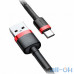 Кабель USB Type-C Baseus Cafule Cable USB For Type-C 3A 1M Red+Black (CATKLF-B91) — интернет магазин All-Ok. Фото 2