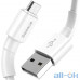 Кабель Micro USB Baseus Mini White Cable USB для Micro 2.4A 1м White (CAMSW-02) — інтернет магазин All-Ok. фото 2