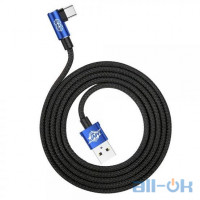 Кабель USB Type-C Baseus MVP Elbow Type Cable USB для Type-C 2A 1M Blue (CATMVP-A03)
