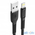 Кабель USB Baseus USB Cable to Lightning Tough 1m Black (CALZY-B01) — інтернет магазин All-Ok. фото 3