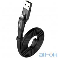 Кабель Lightning Baseus Two-In-One Portable Cable Android/iOS 2А 1.2м Black (CALMBJ-A01)