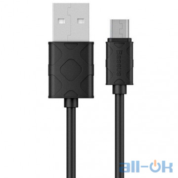Кабель Micro USB Baseus USB Cable to MicroUSB Yaven 1m Black (CAMUN-01)