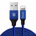 Кабель Lightning Baseus Yiven USB AM/Lightning 1.2m Navy Blue (CALYW-13) — інтернет магазин All-Ok. фото 2