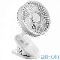 Вентилятор портативний JOYROOM Clip Fan 360° JR-CY288 White