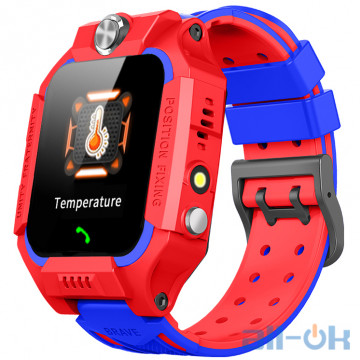 Дитячий смарт-годинник W02S Thermometer Red