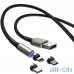 Кабель BASEUS Combo Lightning/Micro USB/Type-C Zinc Magnetic Kit (Charging) Black 2A 2m — інтернет магазин All-Ok. фото 1