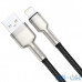 Кабель BASEUS Lightning Cafule Series Metal Data Cable 2.4A (CALJK-A01) Black — інтернет магазин All-Ok. фото 2