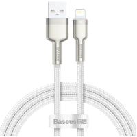 Кабель BASEUS Lightning Cafule Series Metal Data Cable 2.4A (CALJK-A02) White