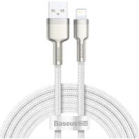 Кабель BASEUS Lightning Cafule Series Metal Data Cable 2.4A (CALJK-B02) White