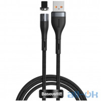 Кабель BASEUS Lightning Zinc Magnetic Safe Fast Charging Data Cable 2.4A (CALXC-KG1) Black