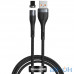 Кабель BASEUS Lightning Zinc Magnetic Safe Fast Charging Data Cable 2.4A (CALXC-KG1) Black — інтернет магазин All-Ok. фото 1