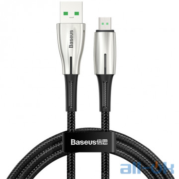 Кабель BASEUS Micro USB Waterdrop 4A Black (CAMRD-C01)