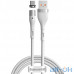 Кабель Baseus Micro USB Zinc Magnetic Safe Fast Charging Data Cable 2.1A (CAMXC-K02) White — інтернет магазин All-Ok. фото 1