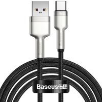 Кабель BASEUS Type-C Cafule Series Metal Data Cable 5A 40W (CATJK-B01) Black