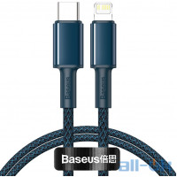 Кабель BASEUS Type-C to Lightning High Density Braided Fast Charging Cable 20W (CATLGD-03) Blue