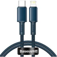 Кабель BASEUS Type-C to Lightning High Density Braided Fast Charging Cable 20W (CATLGD-03) Blue
