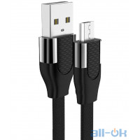 Кабель JOYROOM Micro USB U Shape Aluminum S-M359 1m 2.4A Black