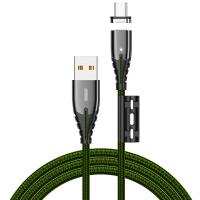 Кабель JOYROOM Micro USB Magnetic Series S-M408 1.2m 3A Green