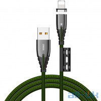Кабель JOYROOM Lightning Magnetic Series S-M408 1.2m 3A Green