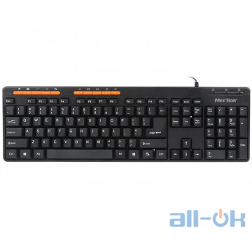 Клавіатура Meetion USB Multimedia Keyboard K600M Black