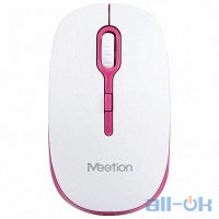 Миша MeeTion Wireless Mouse 2.4G MT-R547 White-Red
