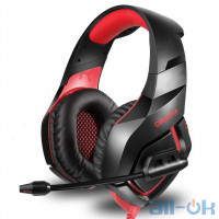 Навушники з мікрофоном ONIKUMA Gaming K1-B (Black-Red)