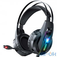 Навушники з мікрофоном ONIKUMA Gaming with RGB LED K16 Black