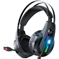 Навушники з мікрофоном ONIKUMA Gaming with RGB LED K16 Black