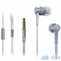 Навушники з мікрофоном REMAX RM-535 Earphone Silver