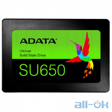 SSD накопитель ADATA Ultimate SU650 480 GB (ASU650SS-480GT-R)