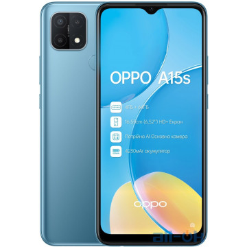 OPPO A15s 4/64GB  Mystery Blue Global Version